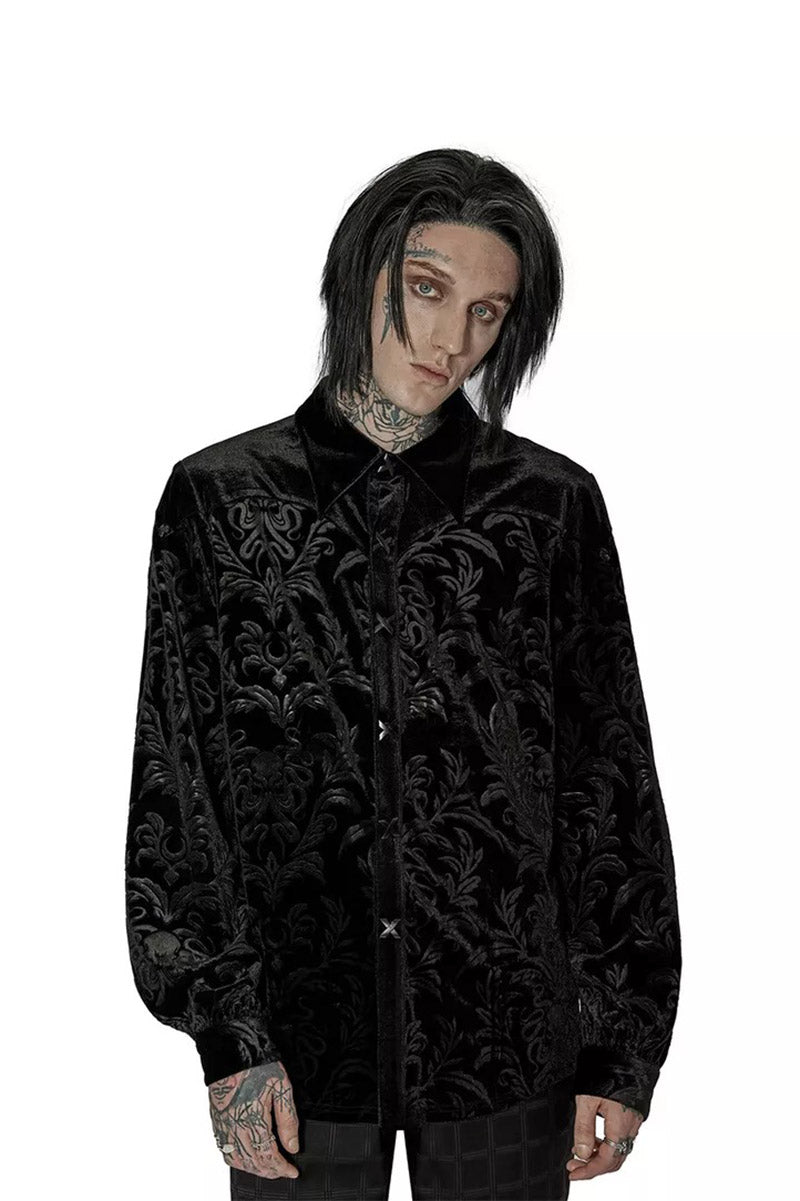 Pallbearer Victorian Goth Button-Down Shirt