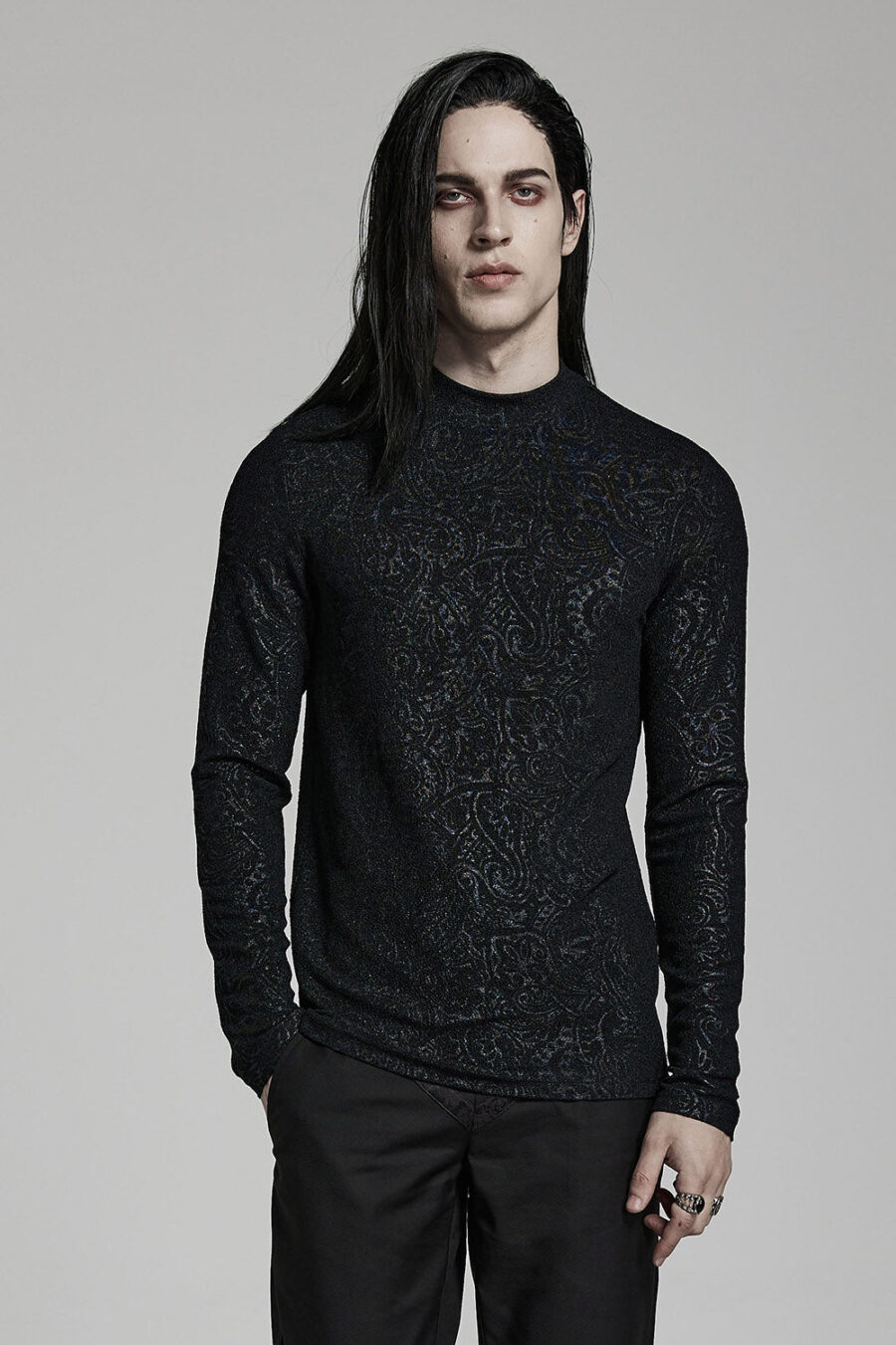 Vampire Goth Long Sleeve Top