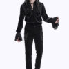 Cadaverous Black Velvet Vampire Pants