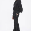 Lestat Button Down Damask Top