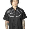 Spiderweb White Western Shirt