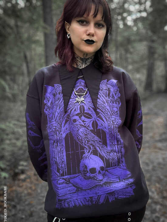 Quoth the Raven Sweatshirt [PURPLE]