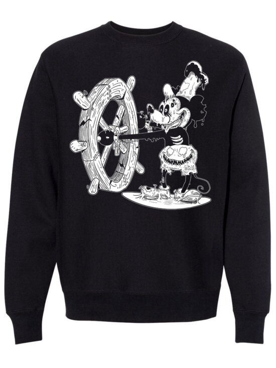 Steamboat Willie Mickey Zombie Sweatshirt