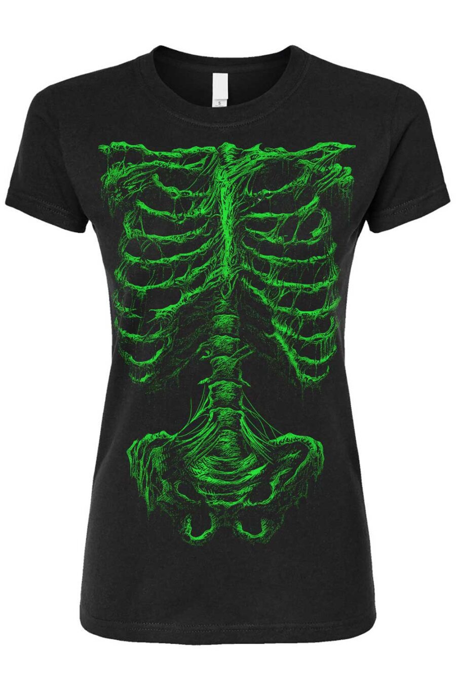 Zombie Rot Skeleton T-shirt [Monster Green]
